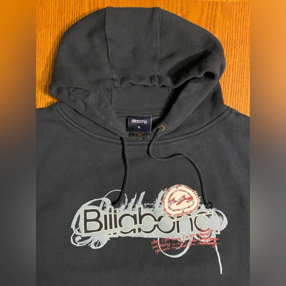 Black men’s XL billabong sweatshirt - Picture 2 of 7